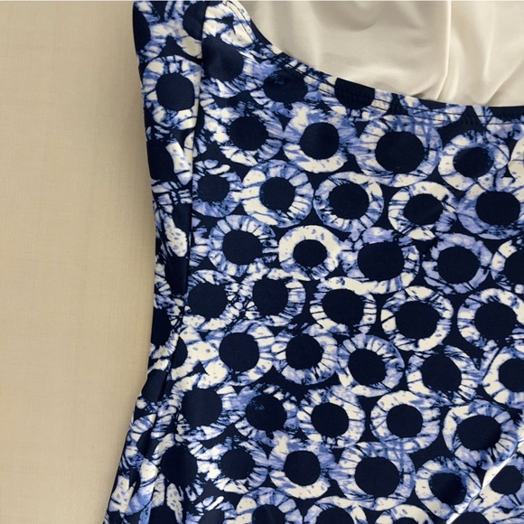 MICHAEL KORS tie dye printed halter one piece sexy slimming swimsuit vacation 8 - Picture 8 of 9